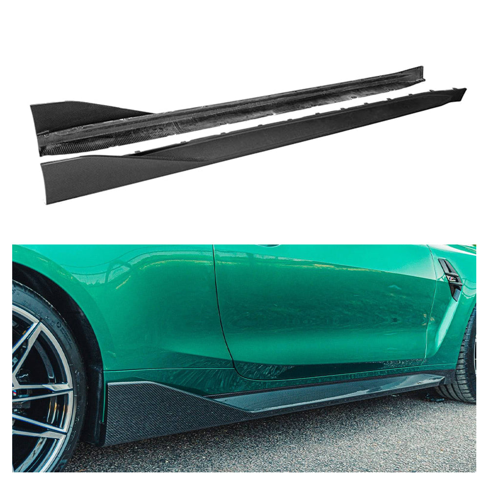 BMW M4  G82/G83 M-Performance Style Pre Pregged Dry Carbon Side Skirts