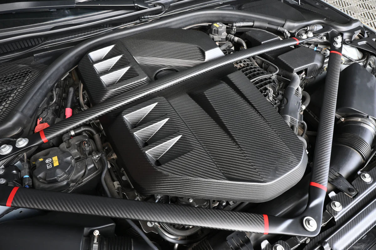 BMW M2 G87 Pre Preg Dry Carbon Engine Strut Bar