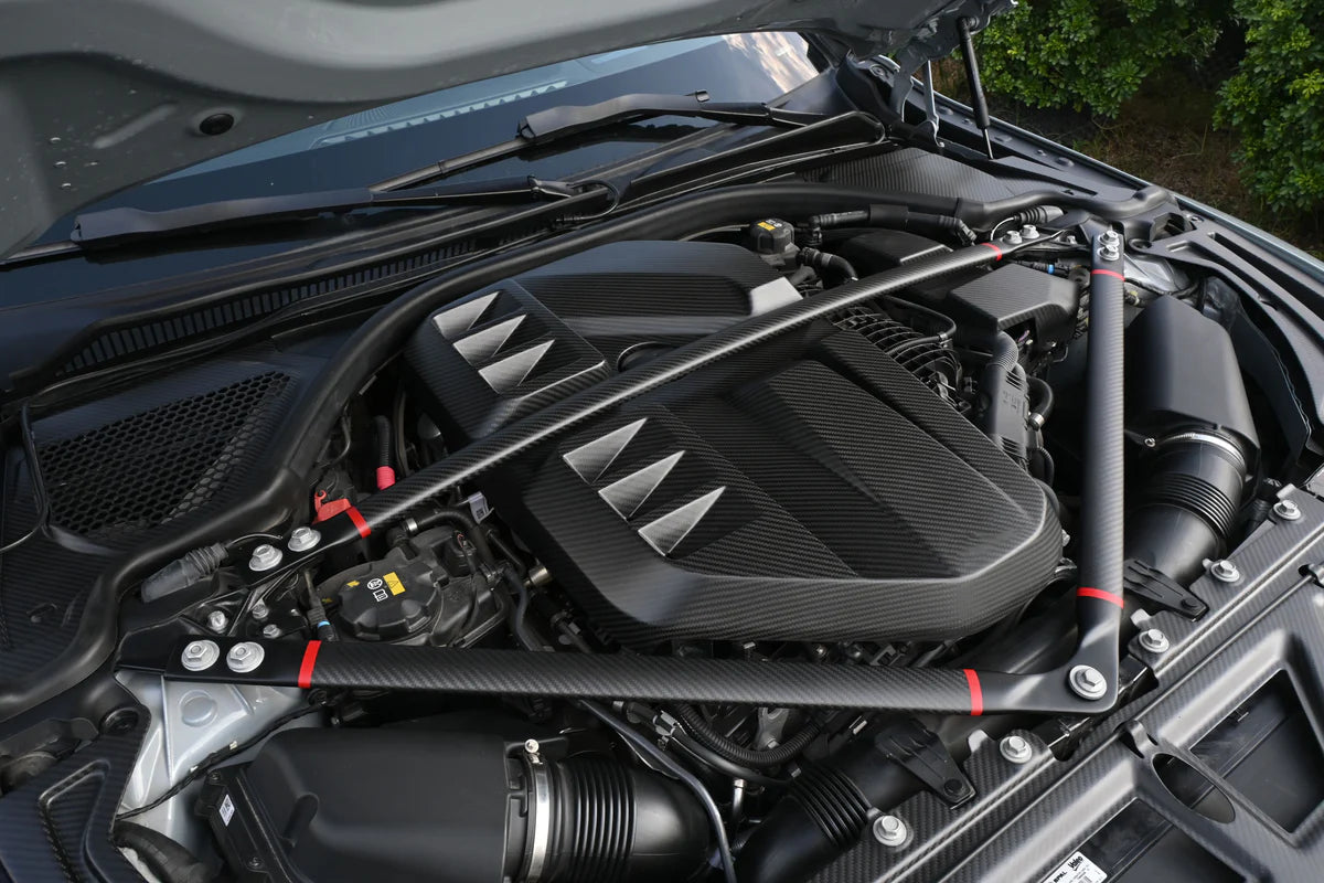 BMW M2 G87 Pre Preg Dry Carbon Engine Strut Bar