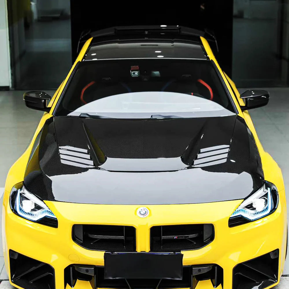 BMW M2 G87 Pre Preg Dry Carbon Fiber Hood 1:1 OEM Fitment