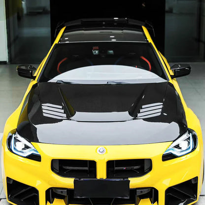 BMW M2 G87 Pre Preg Dry Carbon Fiber Hood 1:1 OEM Fitment