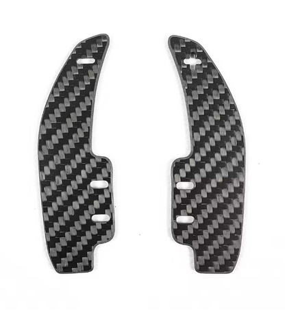 BMW Magnetic Carbon Paddle Shifters White