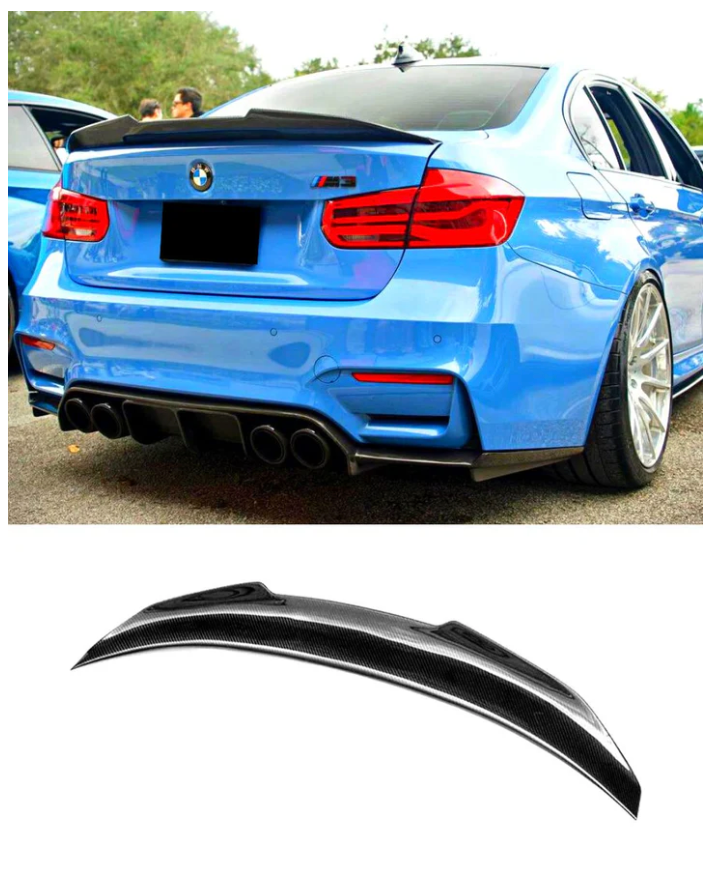 BMW Gloss Black F80 M3 PSM Style Rear Spoiler