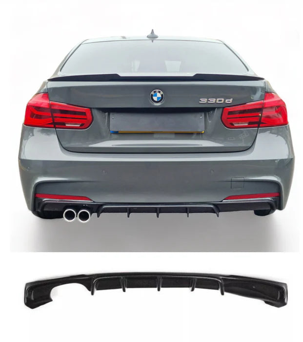 BMW 3 Series F30/F31  M-Performance Style Rear Diffuser Single Exit Twin Tip Exhaust M-Sport