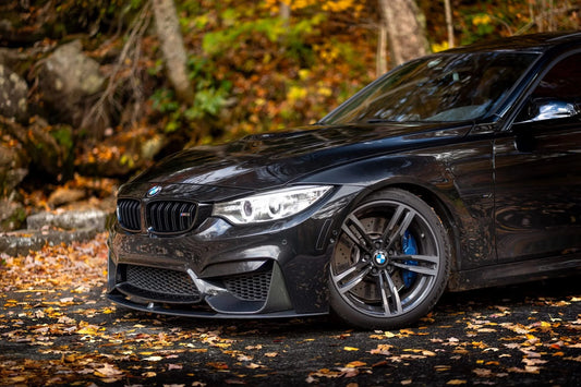 BMW Gloss Black M4 F82 1-PIECE M-Performance Style Front Lip
