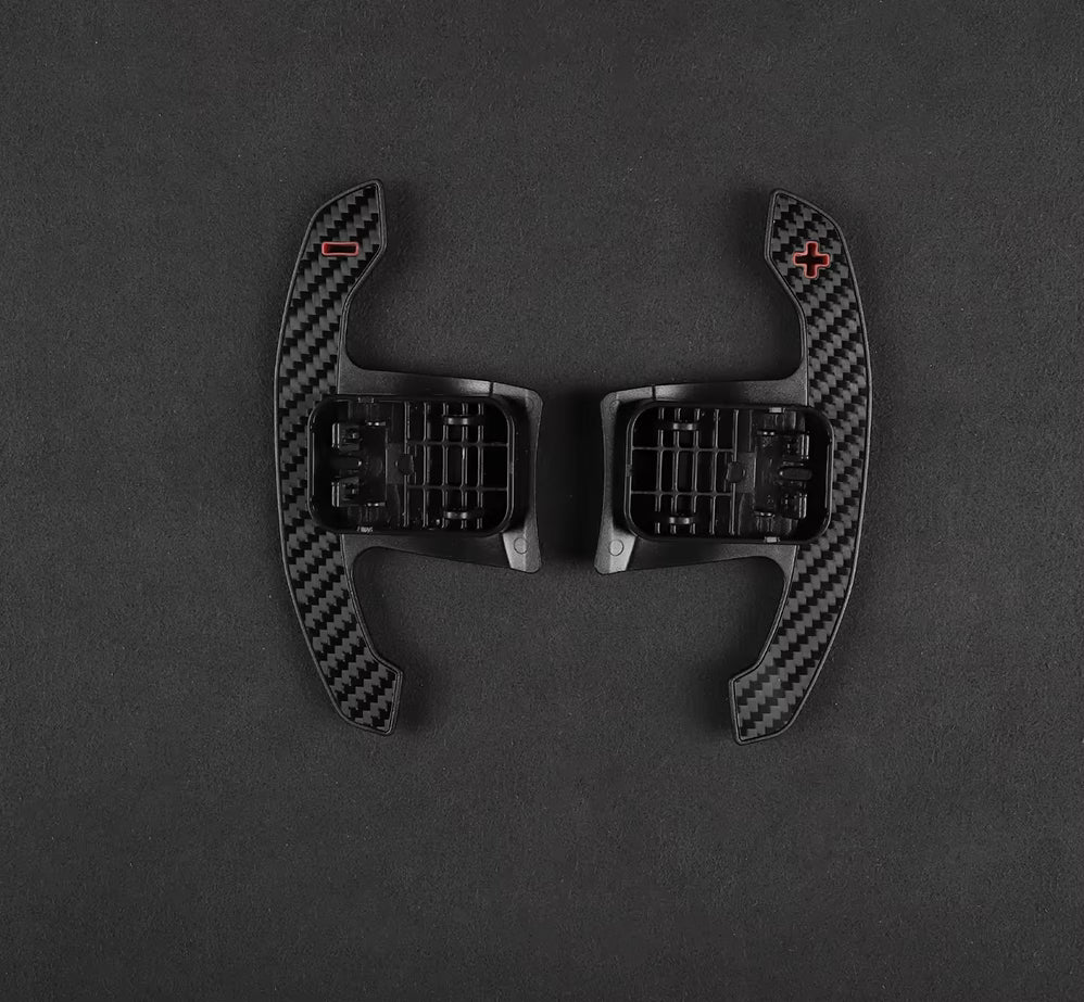 BMW Magnetic Carbon Paddle Shifters Red