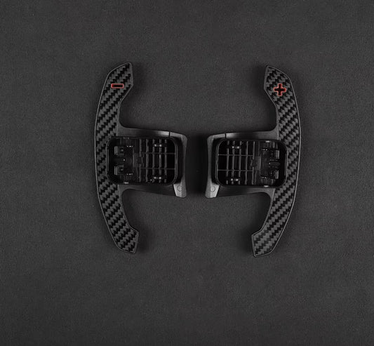 BMW Magnetic Carbon Paddle Shifters Red