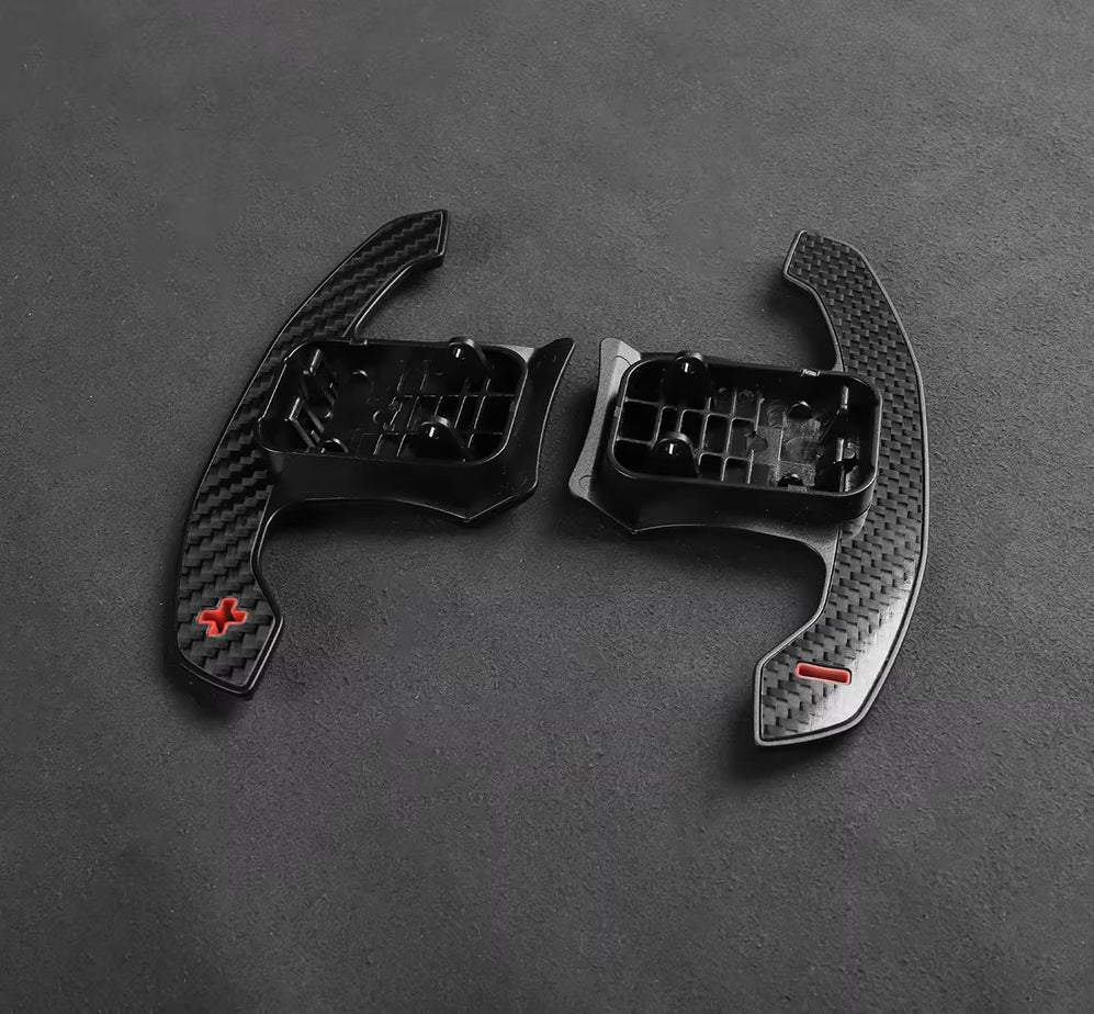 BMW Magnetic Carbon Paddle Shifters Red