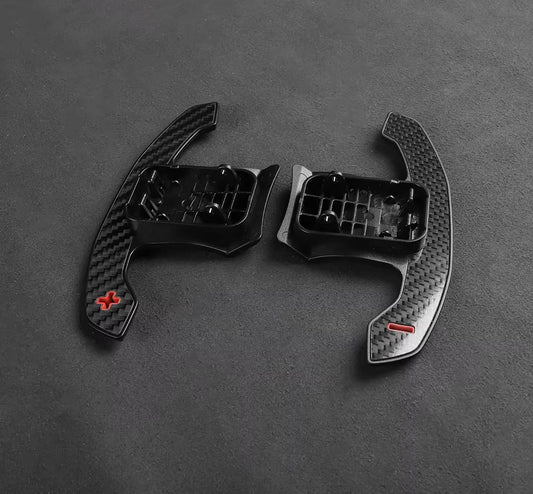 BMW Magnetic Carbon Paddle Shifters Red